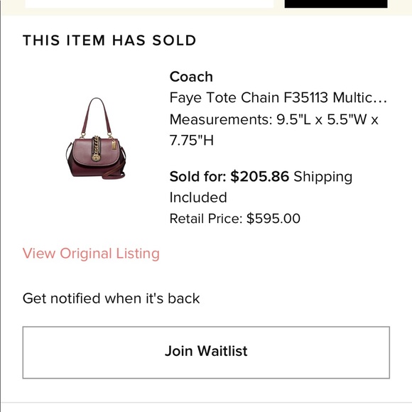 COACH Cross Body Purse - Picture 8 of 8